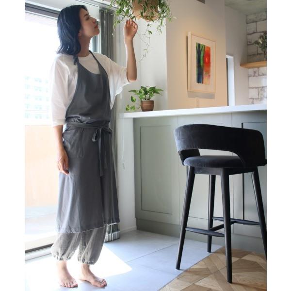 送料無料 おうち服raku えぷ服 ラップエプロン Ra 02 選べる3色 オリーブ グレー ブラック リラクシングウェア 夢陶房 通販 Yahoo ショッピング
