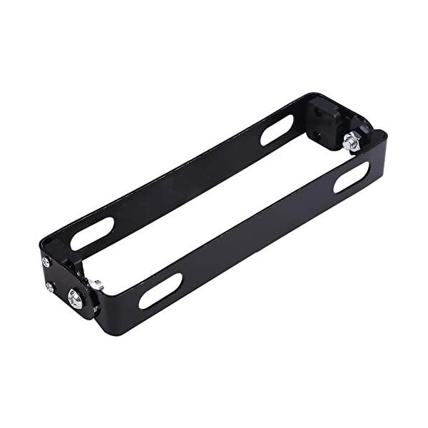 「商品情報」「主な仕様」アルミ合金製のナンバープレートステー。手軽にバイクのナンバープレートの角度調節できます。調整範囲は+90度から-90度までの180度で、上向き・下向きにナンバープレートを傾けられます。角度調整は、手の力で簡単にお好み...