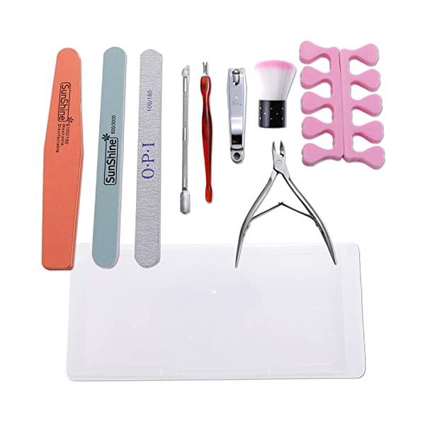 「商品情報」「主な仕様」人気の商品を10点厳選した、ネイルケアセット。ジェルネイルやネイルアートの前処理に必須のネイルセットです。専用の収納ケースがついているので、持ち運びやプレゼントにも最適です。爪やすりでの爪磨きつや出しはもちろん、甘皮...