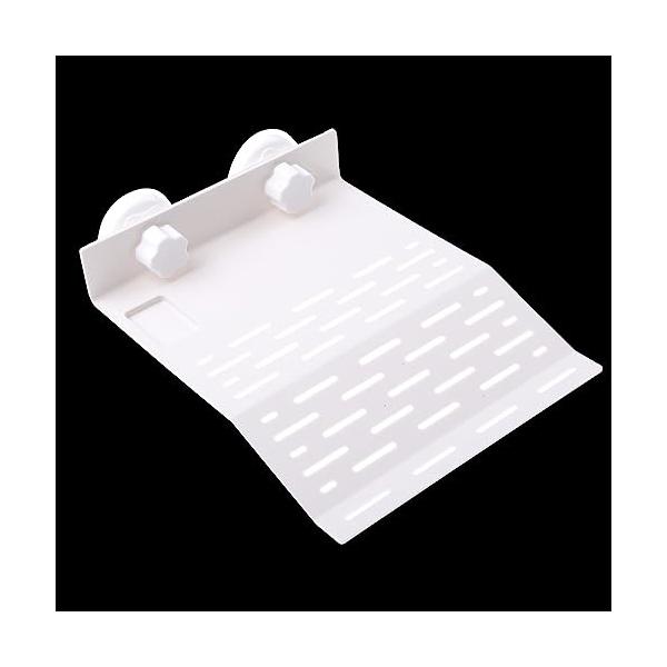 カメやイモリなどの水陸両生の生態を持つ生き物の飼育環境を作るための浮島。水槽内に設置し、カメやイモリが上陸して日光浴や甲羅干しを行うことができる場所を提供します。浮き島に上がる部分は斜めになっており、滑りにくい設計になっています。給餌に便利...