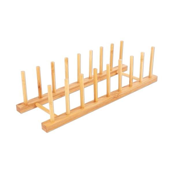 「商品情報」「主な仕様」天然の竹を用いて作られた、ナチュラルカラーのディッシュスタンド(8区切り)。お皿やまな板だけでなく、コップやCD、本なども置くことができます。オープンデザインで、食器を素早く水切りし、そのまま自然に乾燥できます。化学...