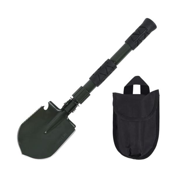「商品情報」「主な仕様」アウトドアやガーデニングで活躍する多機能シャベルです。ブラックとグリーンの2カラーをご用意いたしましたので、お好みに合わせてお選びください。コンパクトで持ち運びに便利なため、キャンプやハイキング、釣りなどのアウトドア...
