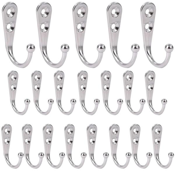 「商品情報」「主な仕様」コートやバッグも安心して掛けられる壁掛けフック20個セットです。3カラーをご用意いたしましたので、お好みに合わせてお選びください。アンティーク風のデザインが特徴で、さまざまなインテリアにマッチします。高級感ある色合い...