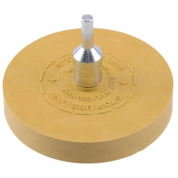 ルボナリエ ゴムトレーサー シール剥がし 電動ドリル用 88mm シャンク径6mm (オレンジ 1個)
