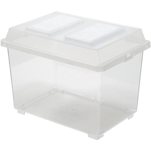 ●商品名：コバエシャッター●サイズ（小幅２３×奥行き１５．３×高さ１７．３ｃｍ）●販売個数：２５個セット●カブト・クワガタ他各種昆虫の飼育管理・ブリードに最適な昆虫飼育用プラケースです。●隙間、スリットが全く無いため、ショウジョウバエ、朽木...