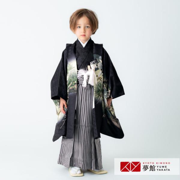 新品未使用品あり♡七五三　5歳　男の子　セット　一式　黒　白　鷹 yumeyakata_by096