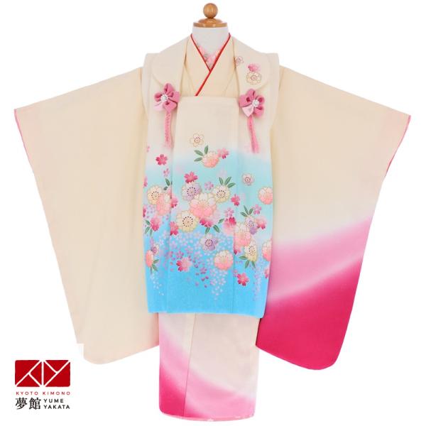 ひさかたろまん 三歳 着物　七五三　女の子 セール開催中！ 753 七五三 着物レンタル 3歳 ひさかたろまん