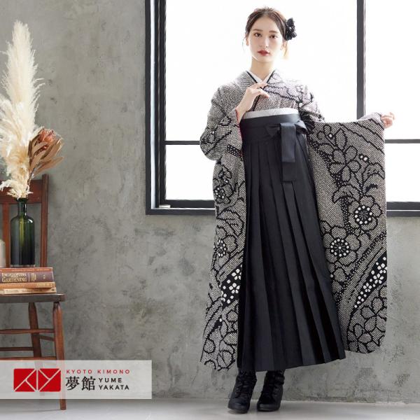 の*ろ様 (あ785)本絞り振袖㊗️黒に白の水玉 枝垂れ桜の花模様 金駒刺繍 重 あ785)本絞り振袖㊗️黒に白の水玉 枝垂れ桜の花模様 金駒刺繍