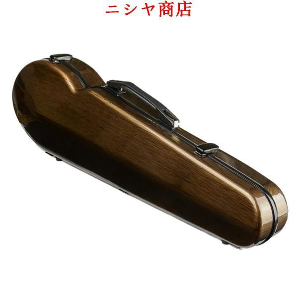 バイオリンケース 4/4 フルサイズ プロ仕様 湿度計 内蔵 ポータブル 