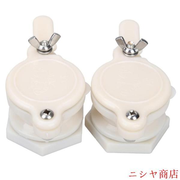 養蜂器具 3個セット ナイロン 蜂蜜バルブ 蜜口 はちみつ 抽出 ゲートバルブ 養蜂用品 ホワイト 丈夫 取り付け簡単 養蜂 ツール 道具