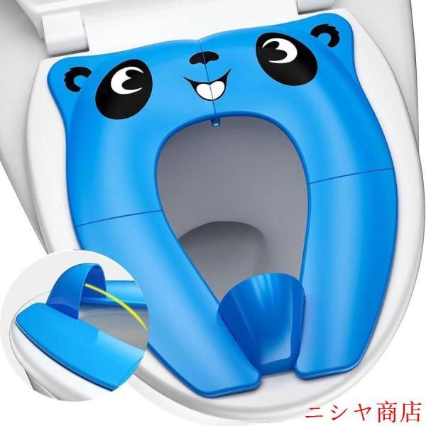 補助便座 子供 折りたたみ 幼児用便座 トイレットトレーナー 携帯便利 収納ポーチ付 1歳-8歳対象 赤ちゃん おまる 補助 トイレトレーニング 持ち運び