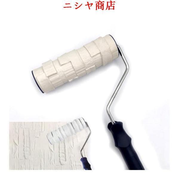 ペイントローラー 壁のゴム製の保護スタンプのポリウレタンテクスチャの陶器ホイールのための装飾的なペイントローラーパターン塗装ツール