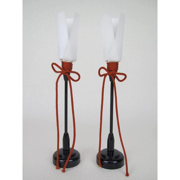 油灯21対（２個）でセットです。高さ21cm×幅5cm （屏風の高さ24〜27ｃｍに使用）素材：木製、紙