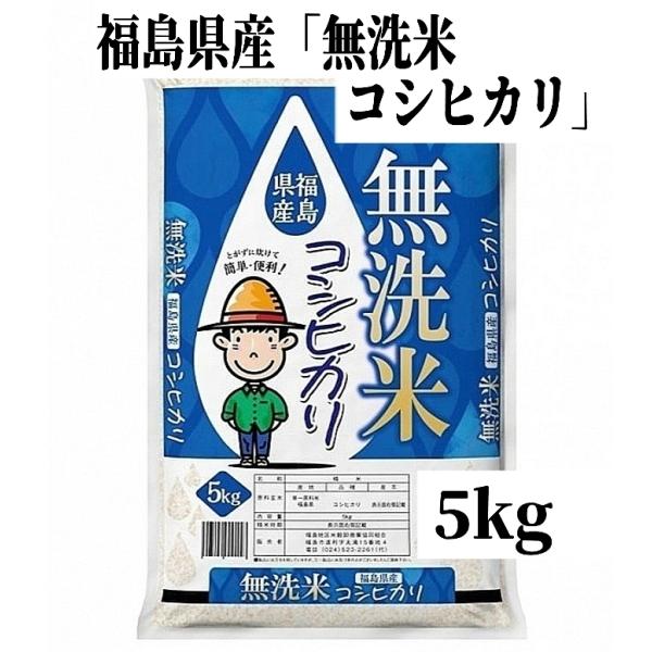 ♦単一原料米で美味しいと大人気♦令和６年産米「福島県産コシヒカリ」5kg ×１袋 コシヒカリ 米 5kg 令和6年産 福島県産コシヒカリ 白米 5kg(5kg