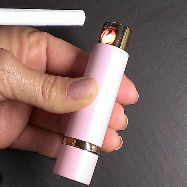 Usb充電式 リップスティク形usbライター ピンクラメ 可愛いライター レディース タバコ専用 Buyee Buyee Jasa Perwakilan Pembelian Barang Online Di Jepang