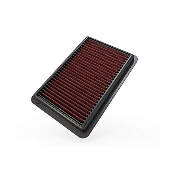 K＆N エンジンエアフィルター、洗濯可能、再利用可能：2017-2019 ヒュンダイ/キア L3/L4 (エラント、i30、コナ、ヴェロスター、Cee d、Fo