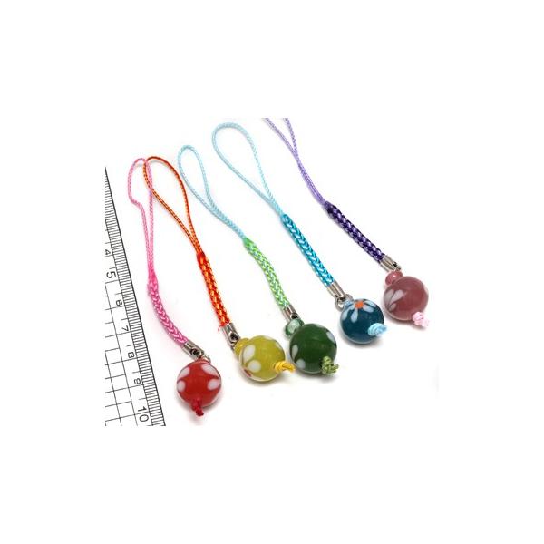 本体サイズ6〜8cm　何色系かご指定ください。大人気のとんぼ玉グッズです。