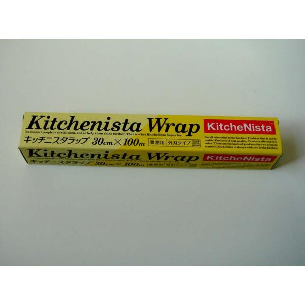 北海道、沖縄、離島は別途送料がかかります＊日立ラップから、名称が変わり　キッチニスタラップになりました＊密着力が強く、お皿にぴったりつき　とても使いやすく人気のあるラップです* キッチニスタラップは目の細かな   スチール刃により軽い力でス...