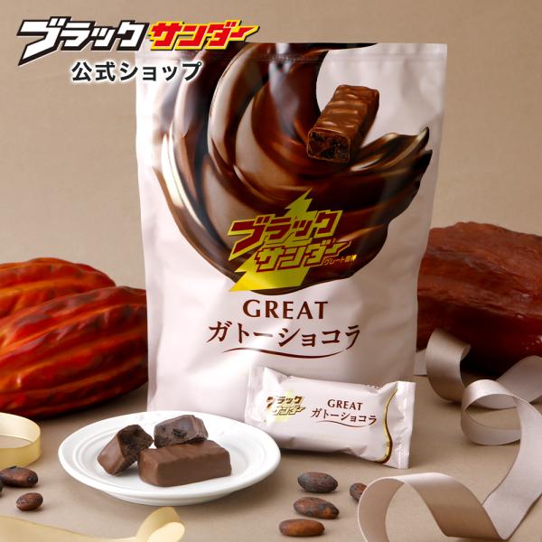 【数量限定】ブラックサンダーGREATガトーショコラ▼選ばれる理由お取り寄せ お試し 美味しい 保存食 ポイント消化 ギフト プレゼント 景品 賞品 非常食 備蓄 備蓄食料 防災 食品 詰め合わせ まとめ買い お得 大量 ▼キーワード有楽製...