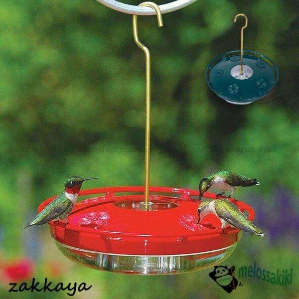 【商品名】鳥用 給水器 給餌器 鳥水やり バードフィーダー 鳥用 吊り下げ 野鳥小鳥 おしゃれ プラスチック 鳥の餌箱 グリッドチューブ付き 鳥 給餌器 スタンド 餌入れ 餌台 餌場 ペット食器 鳥用品商品仕様カラー グリーン レッド材質：...