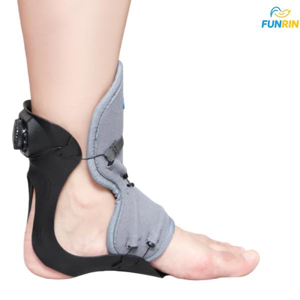 足関節装具、足首安定化装具、調節可能な足下垂装具。足下垂および内反/外反を矯正します。脳卒中、片麻痺、腓骨神経損傷、脊髄損傷に適しています。軽量で通気