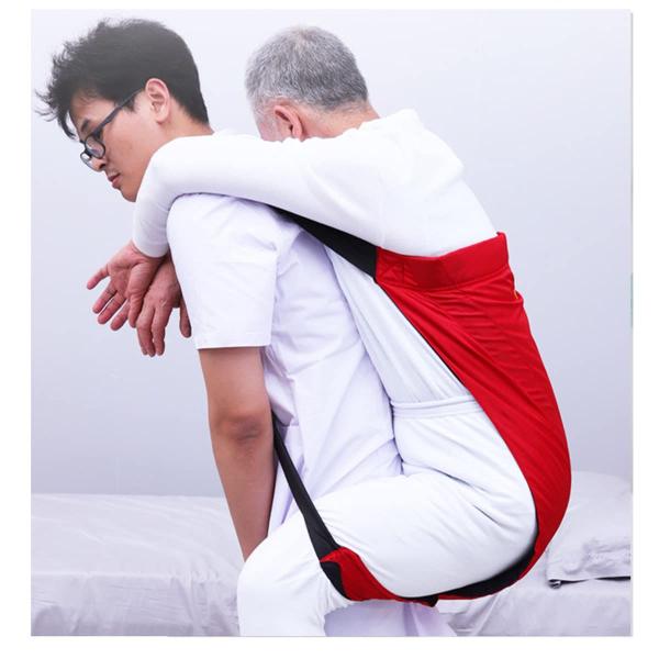 【使いやすいです】：2層デザインのスリング、角度を自由に変えられ、バックル付きで使いやすいデザイン、様々なニーズにお応えします。誰もがそれを簡単に操作することができました、この麻痺したベルトは在宅看護と家族介護の圧力を効果的に減らすのを助け...