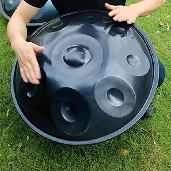 9 ノート D マイナー ハンドパン ドラム、432 Hz マニュアル 9 ノート D マイナー ハンドパン ドラム、432 Hz マニュアル