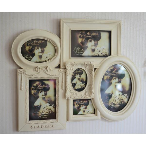 ウォールコレクションフレーム フォトフレーム アンティーク調 フォトスタンド 写真スタンド 写真立て おしゃれ 白 壁掛け C 0128 Wallcollectionframe ゆららかマーケット 通販 Yahoo ショッピング