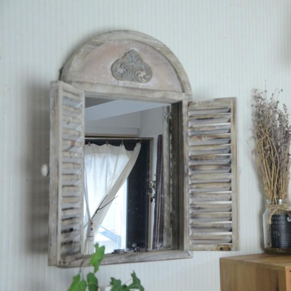 鏡 壁掛け ミラー ウォールミラー おしゃれ アンティーク調『ゴルド