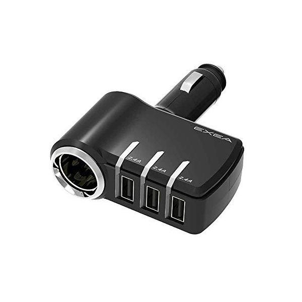 他サイト： 星光産業 車内用品 電源ソケット EXEA(エクセア) モニターUSBソケット 3USB+1DC ダイレクト EM-161の商品画像