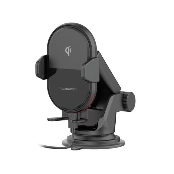 他サイト： カシムラ(Kashimura) Qi自動開閉ホルダー 手帳対応 キャパシタ付 吸盤取り付け NKW-30 ブラックの商品画像