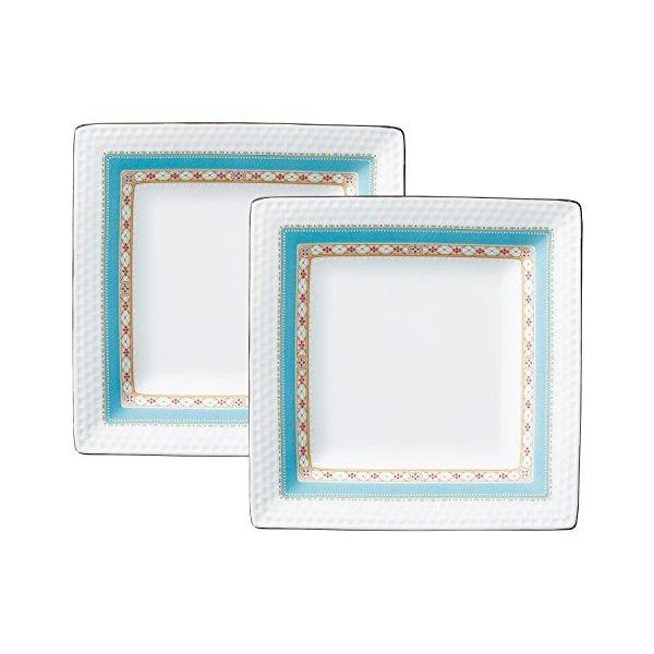 Noritake ノリタケ スクエア プレート ( ペアセット ) 19cm ハミング