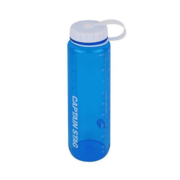 他サイト： キャプテンスタッグ(CAPTAIN STAG) 水筒 ボトル スポーツボトル ウォーターボトル 1000ml 直飲み ライス目盛り付き 6合 ブルーの商品画像