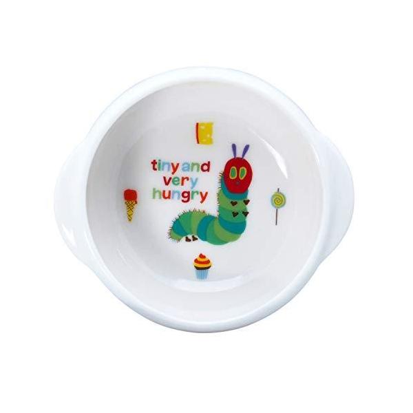 他サイト： 金正陶器(Kaneshotouki) 「 はらぺこあおむし 」 ユニバーサル食器 子供 食器 離乳食 離乳期 こども すくいやすい ボウル S 直径の商品画像