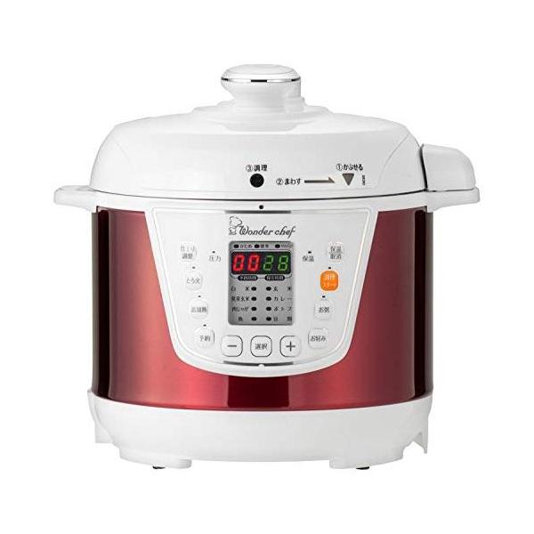ワンダーシェフ マイコン電気圧力鍋 3L スターターセット OEDC30 R1(ST