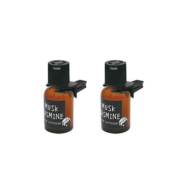 他サイト： 【2個セット】 John's Blend ジョンズブレンド クリップディフューザー ムスクジャスミンの香り 18ml OA-JON-20-6 車用芳の商品画像