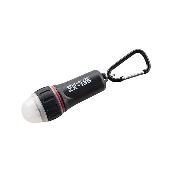 他サイト： 冨士灯器 ZEXUS(ゼクサス) LEDライト ZX-135 (FLASHER) [最大180ルーメン フラッシング使用時間:最大200時間 IPXの商品画像