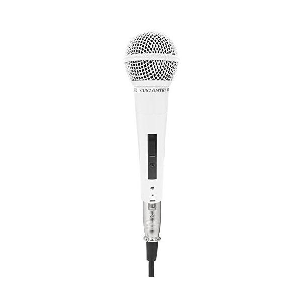 他サイト： CUSTOMTRY カスタムトライ ダイナミックマイク CM-2000/WH ホワイト [XLR-Phoneマイクケーブル付属]の商品画像