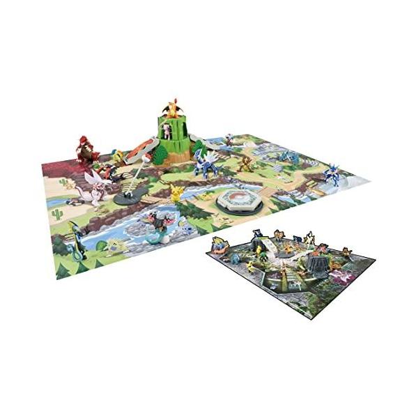 水の都の護神ラティアスとラティオス　ジオラママップ　モンコレ タカラトミー 『 ポケットモンスター モンコレ 変形! ジオラマ マップ