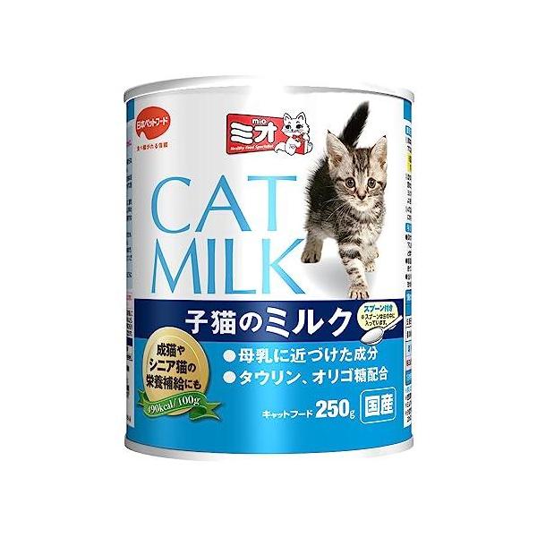 他サイト： ミオ キャットフード 子猫のミルク 【母乳に近づけた成分】 【国産】 猫 250gの商品画像