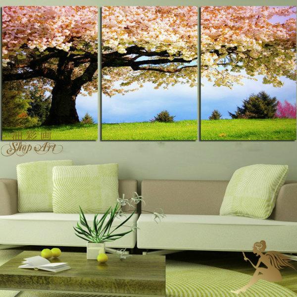 絵画 壁掛け 風景 花 モダン アートパネル インテリア 和 日本画 手書きの油彩画 ３枚セット 満開の桜 Buyee Buyee Japanese Proxy Service Buy From Japan Bot Online