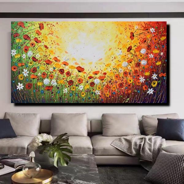 アートパネル ポップアート カラフル 特大 1パネル 木漏れ日と沢山の