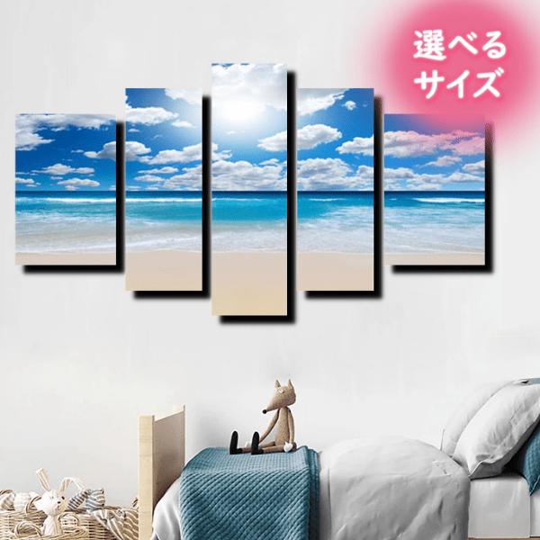 絵画 壁掛け 風景 海 モダン アートパネル インテリア 手書きの油彩画