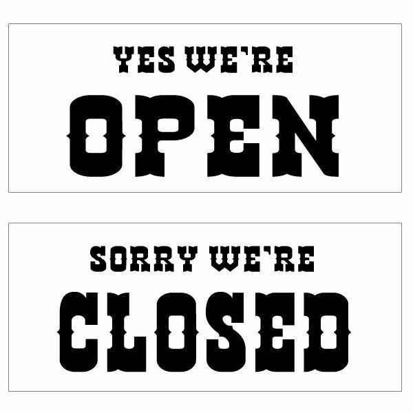 �y�I�[�v���N���[�Y���ʃp�l���ŔE�T�C�Y35×15cm�E�G���h���[�h  OPEN CLOSED�z�E�G�X�^���A�����J�ȏ��̂Ńf�U�C�������T�C���p�l���B�n���h���C�h