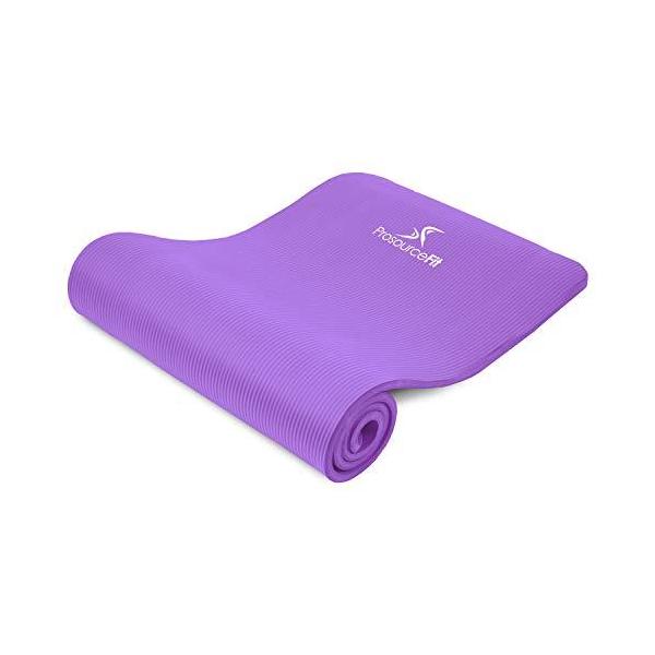 ProsourceFit Extra Thick Yoga and Pilates Mat ?" (13mm), 71-inch Long High Density Exercise Mat with Comfort Foam and Carrying S【並行輸入品】