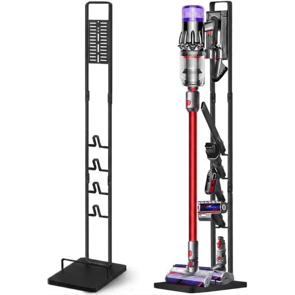 掃除機スタンド 穴あけ不要 コードレス掃除機 スタンド 適用 Dyson ダイソン クリーナースタンド 適用ダイソン スタンド V6 V7 V8 V10 V11 V12 V15 シリーズ 多い機能掃除機壁掛け収納スタンド 収…