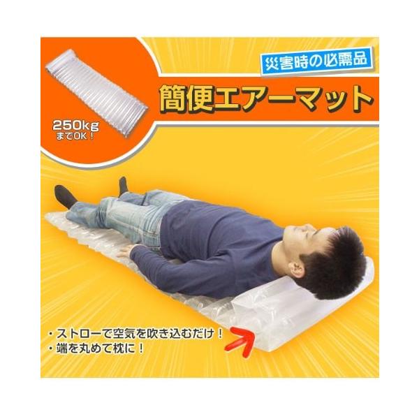 防災用品 簡便エアーマット/9466ak ._ : うめのやonline - 通販
