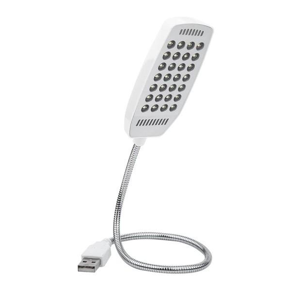 【並行輸入品】28LED フレキシブル USBライト ホワイト 角度調整 卓上ライト 照明 アーム スタンドライト 読書灯 ブックライト _