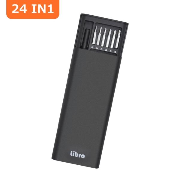 Libra 24in1 精密ドライバーセット ネジ吸着 y字ドライバー 時計 スマホ 修理 SIM入れ替え ._