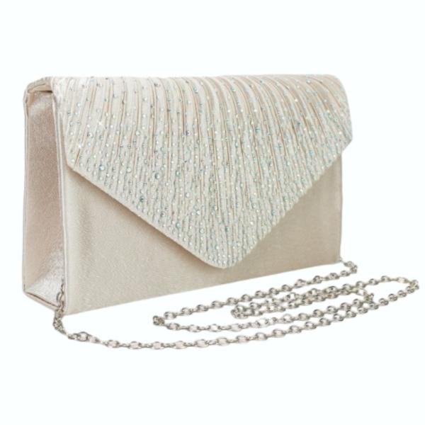 【並行輸入品】レディース パーティーバッグ アプリコット 結婚式 フォーマル クラッチバッグ ハンドバッグ パーティーバック ._